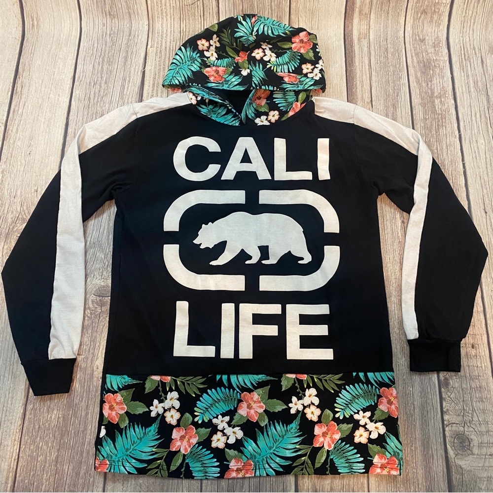 Launder Bailey Apparel T Shirt Hoodie Black Cali Life Mens Size M California